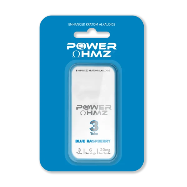 3 Tabs - Blue Raspberry | 20mg per Tab - PowerOhmz