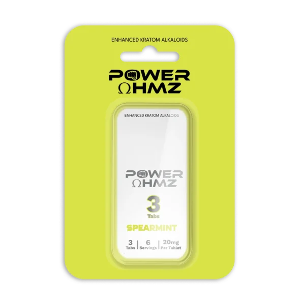 3 Tabs - Spearmint  | 20mg per Tab - PowerOhmz