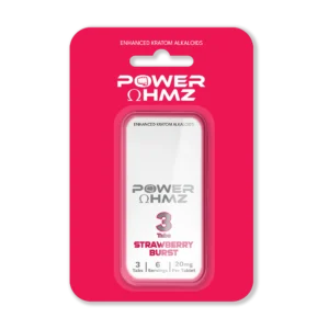 3 Tabs - Strawberry Burst  | 20mg per Tab - PowerOhmz