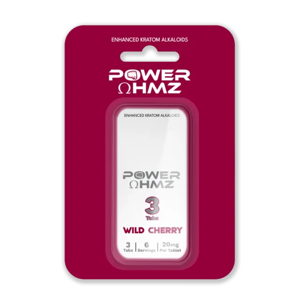 3 Tabs - Wild Cherry  | 20mg per Tab - PowerOhmz