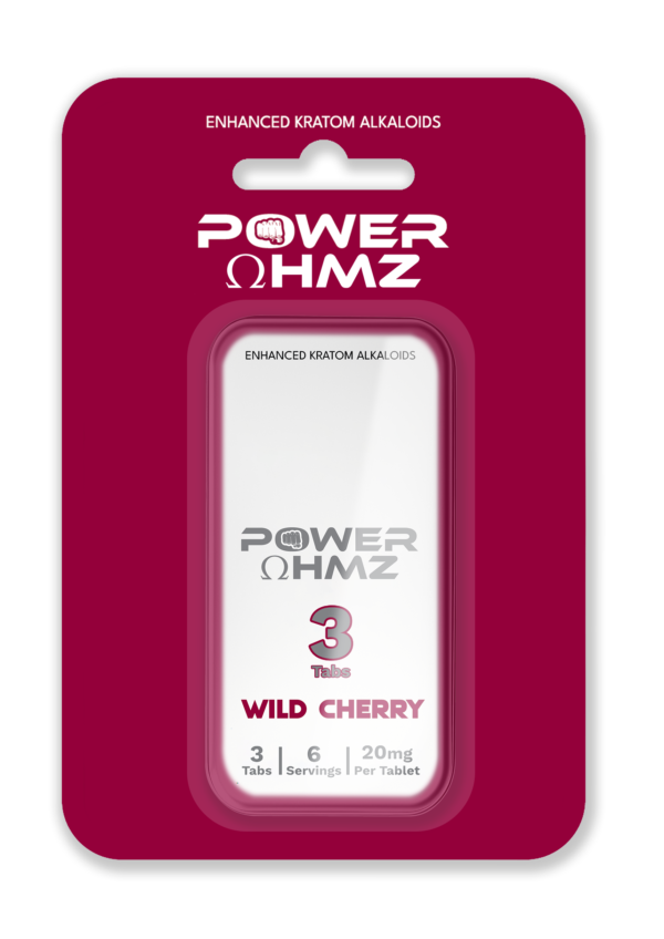 3 Tabs - Wild Cherry  | 20mg per Tab - PowerOhmz