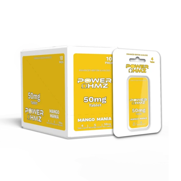 4 Tabs – Mango Mania | 50mg per Tab – PowerOhmz - Image 2