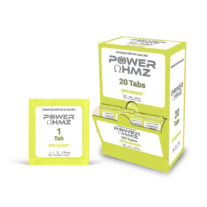 20 Tabs – Spearmint | 20mg per Tab – PowerOhmz