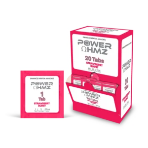 20 Tabs – Strawberry Burst | 20mg per Tab – PowerOhmz