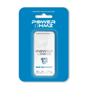 12 Tabs - Blue Raspberry  | 20mg per Tab - PowerOhmz