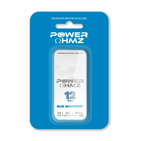 12 Tabs - Blue Raspberry  | 20mg per Tab - PowerOhmz