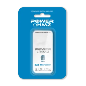 6 Tabs - Blue Raspberry  | 20mg per Tab - PowerOhmz