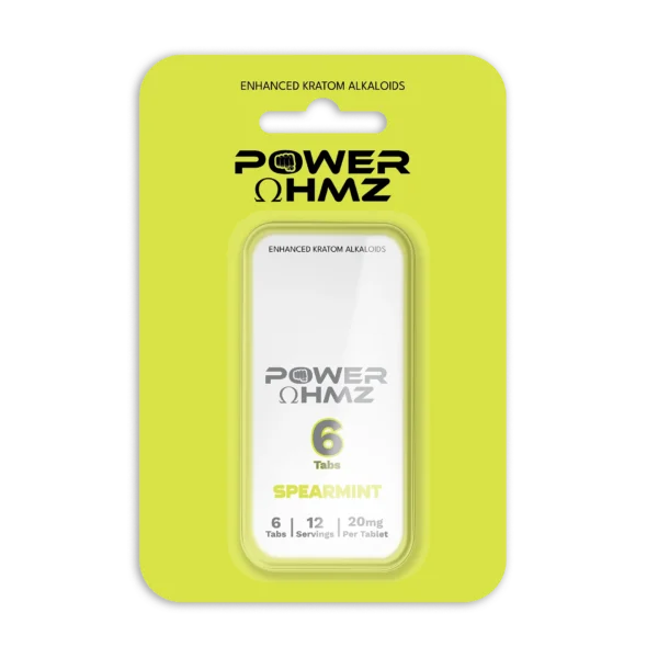 6 Tabs - Spearmint  | 20mg per Tab - PowerOhmz