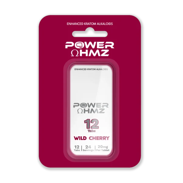 12 Tabs - Wild Cherry  | 20mg per Tab - PowerOhmz