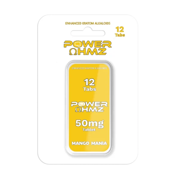 12 Tabs – Mango Mania | 50mg per Tab – PowerOhmz