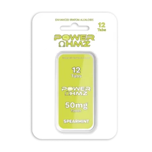 12 Tabs – Spearmint  | 50mg per Tab – PowerOhmz