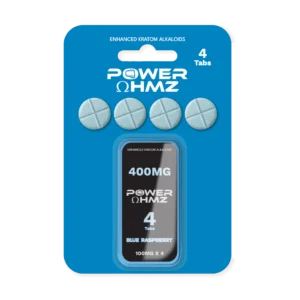 4 Tab per Blister (100mg) – Blue Raspberry | 20 Blister in Dispenser Box