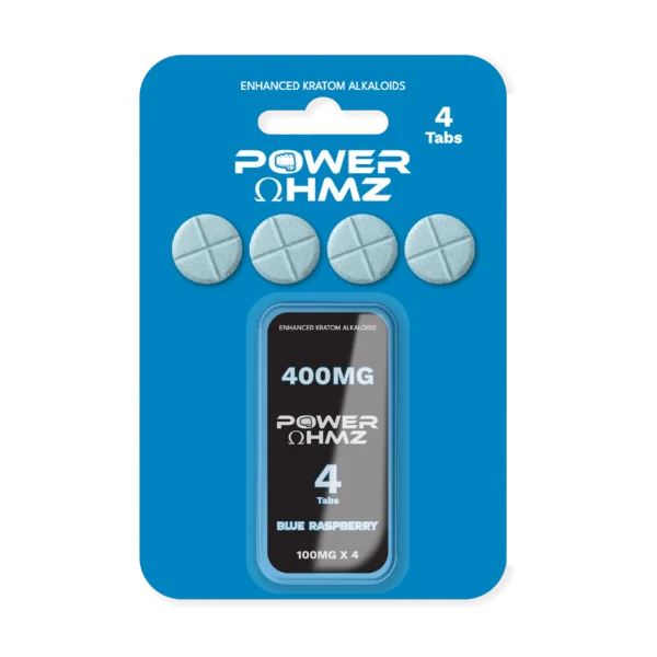 4 Tab per Blister (100mg) – Blue Raspberry | 20 Blister in Dispenser Box