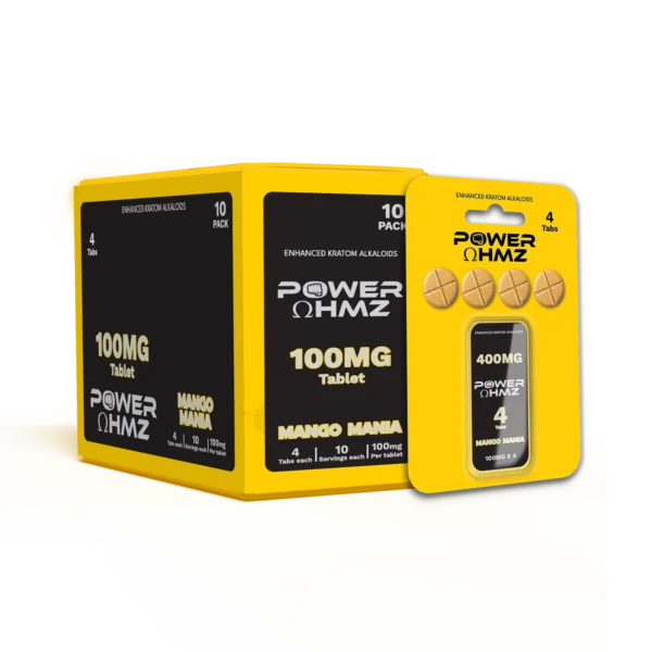 4 Tab per Blister (100mg) – Mango Mania | 20 Blister in Dispenser Box - Image 2