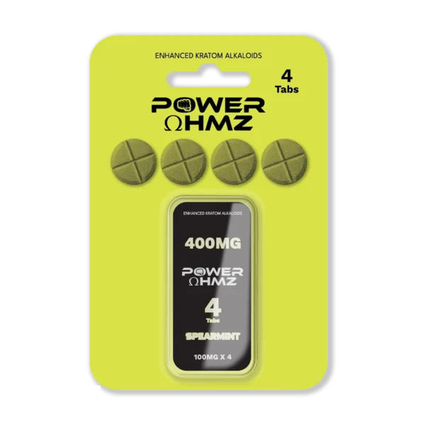 4 Tab per Blister (100mg) – Spearmint | 20 Packs in Blister Box